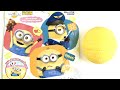 ミニオンズ フィーバー びっくらたまご 開封動画 その１ Minions The Rise Of Gru Surprise Egg Bath Bomb Unboxing
