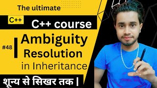 Ambiguity Resolution in inheritance | What is ambiguity resolution in inheritance with Examples |