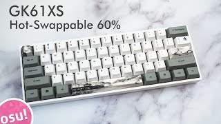 BEST $100 Hot-Swappable Mechanical Keyboard! [GK61XS Review]