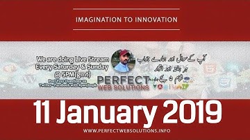 Live Tech Talk by Perfect Web Solutions:Live QNA | Web Design and Web Development Guide in Urdu 2019