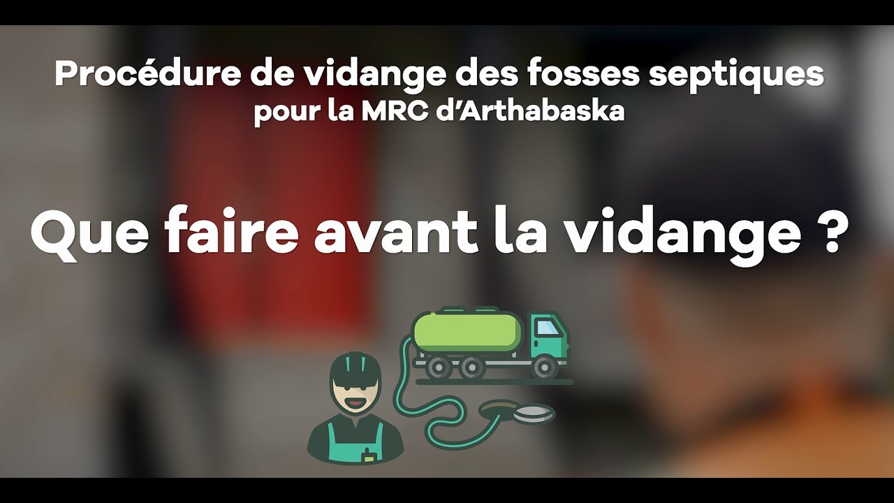 Vidange de fosse septique : fréquence, calendrier et tarifs