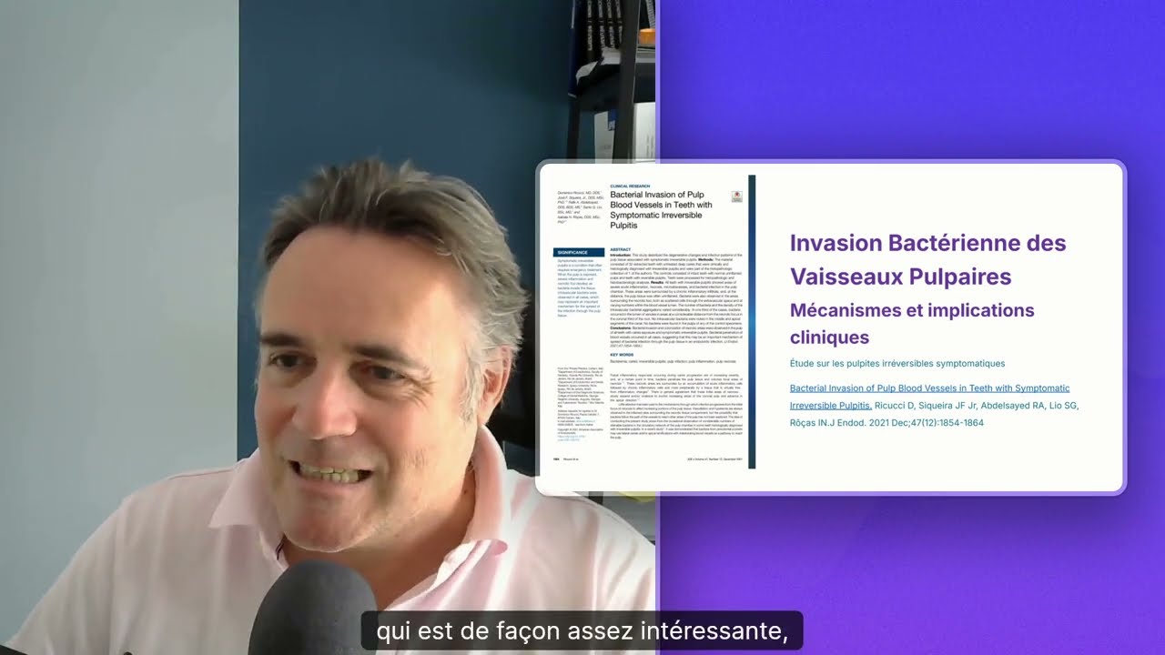 Endo Papers #9 : Ricucci 2021 - Y a-t-il des bactéries dans la pulpe enflammée irréversible ?