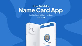 How To Make Name Card App  |  Kodular Tutorial
