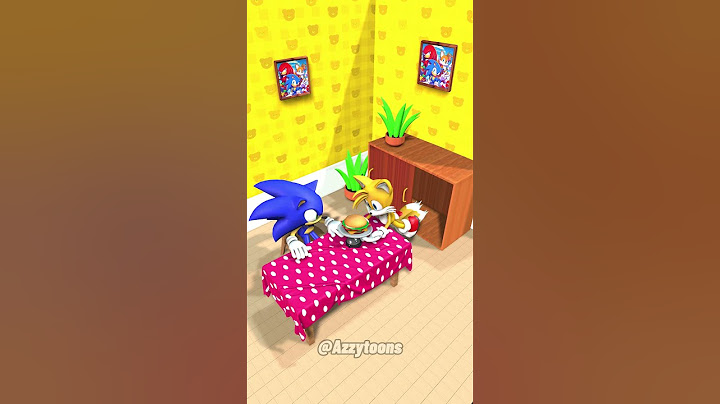 Sonic Bro is So Hungry He Keep Eating Food #sonic #animation #tails #knuckles
