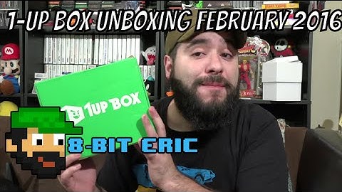 1-Up Box Unboxing - February 2016 | 8-Bit Eric | 8-Bit Eric