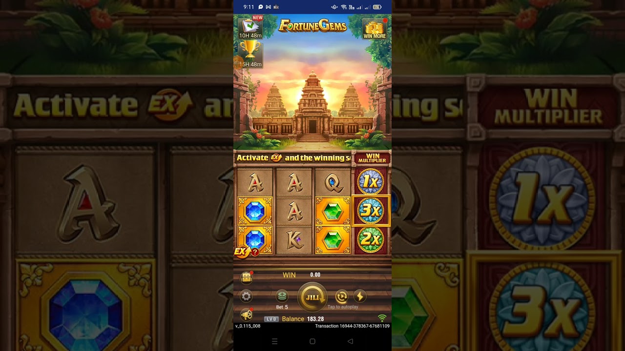 fortune gems mega win to super win