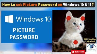 How to set Picture Lock, Picture Password, Photo Lock in PC | Unlock pc using gestures 🥳 screenshot 4