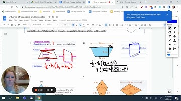 #2 Area of trapezoid and kite notes   Google Docs   27 March 2022