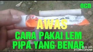 JENIS LEM PIPA PVC yang dijual di toko bangunan