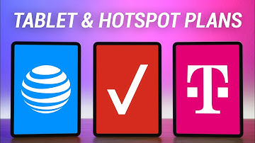 T-Mobile vs Verizon vs AT&T Tablet & Hotspot Plan Comparison!