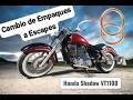 Cambio de Empaques a Escapes Honda Shadow VT1100 (Horny) | Dear Lilith