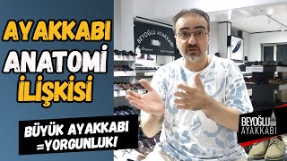 Büyük Numara Ayakkabi Eşi̇tti̇r Yorgunluk Ayakkabi Anatomi̇ İli̇şki̇si̇ 