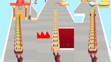 Go Sushi in New Level Game Mobile Update All Trailer Gameplay iOS, Android DVNOTUIL