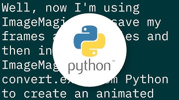 Programmatically generate video or animated GIF in Python?