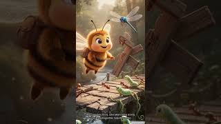 🌉 Maple Bee and the Broken Bridge 🐝✨ | Hero Bee Adventure | New Daily Pixar Style Kids Short