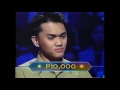 My Who Wants to be a Millionaire Philippines episode 133 experience (clearest uncompressed video)