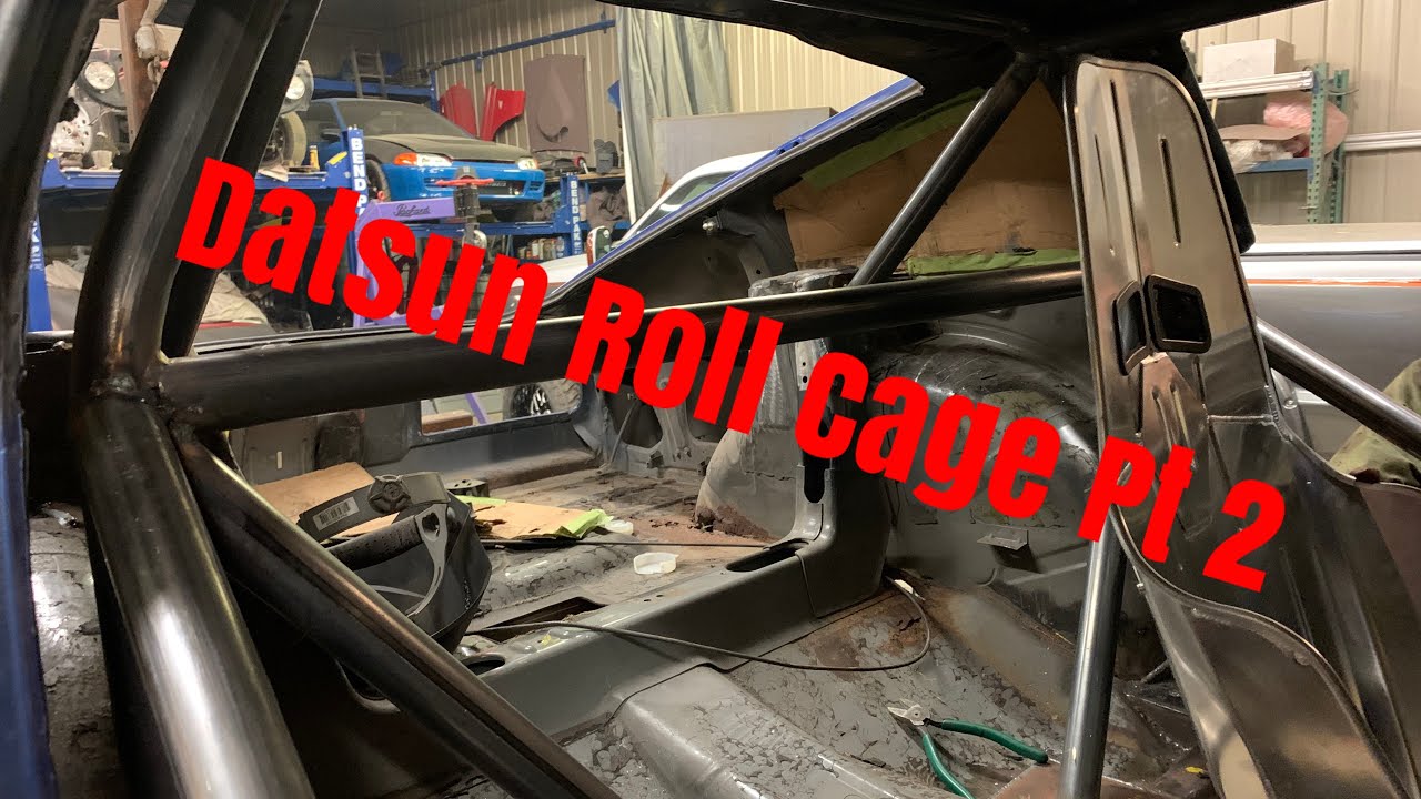 Datsun 280zx gets S30 Jegs Roll Cage Pt.2 YouTube