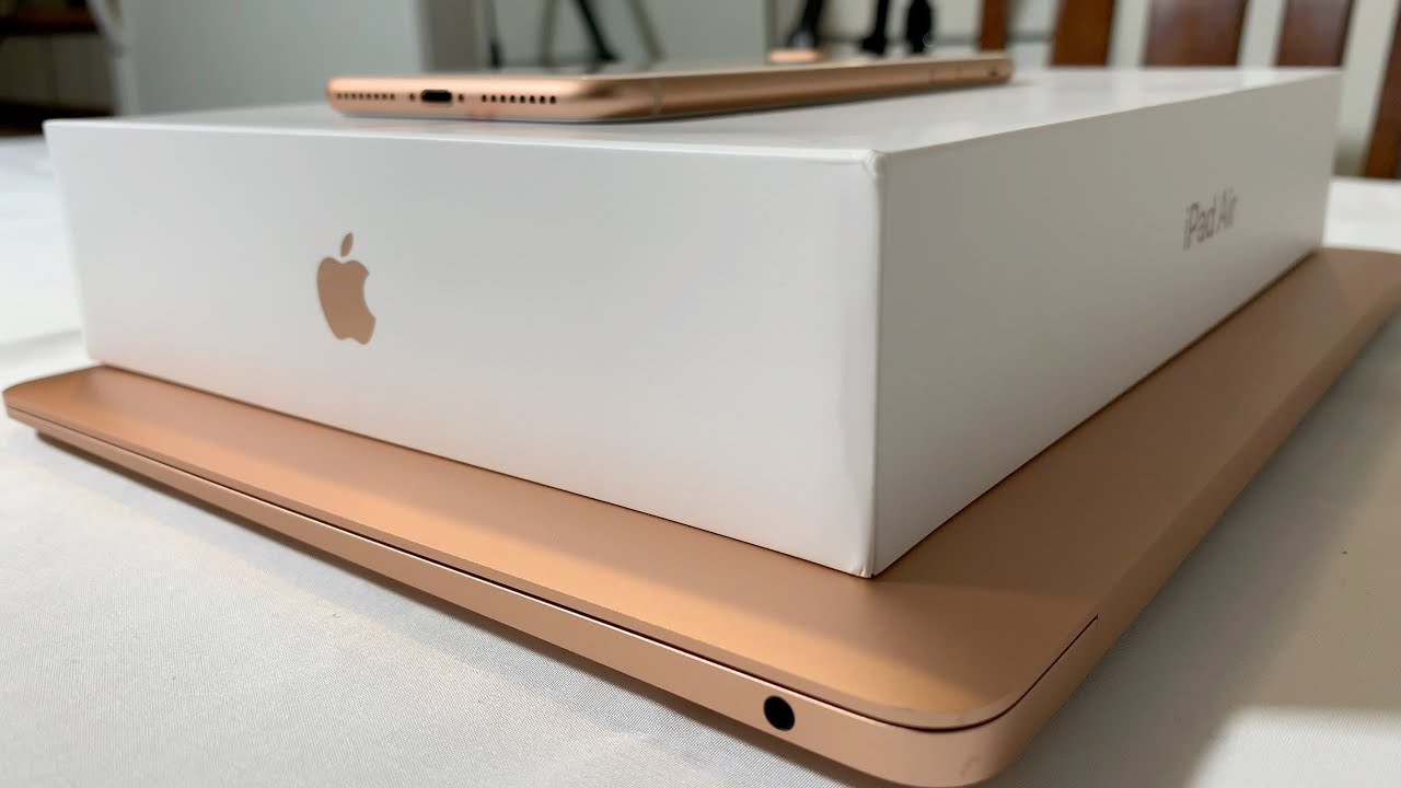 Unboxing The Ipad Air 3 Gold And Some Initial Thoughts Youtube