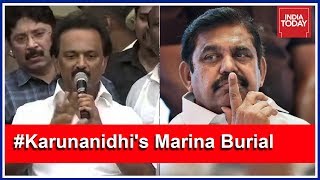 "EPS Tried To Sabotage #Karunanidhi's Marina Burial": Says Stalin | #Karunanidhi LIVE UPDATES