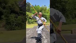 Kung Fu Longsheng outdoor hard training Shaolin Town Mountain Stick#Shaolin kung fu#the shaolin