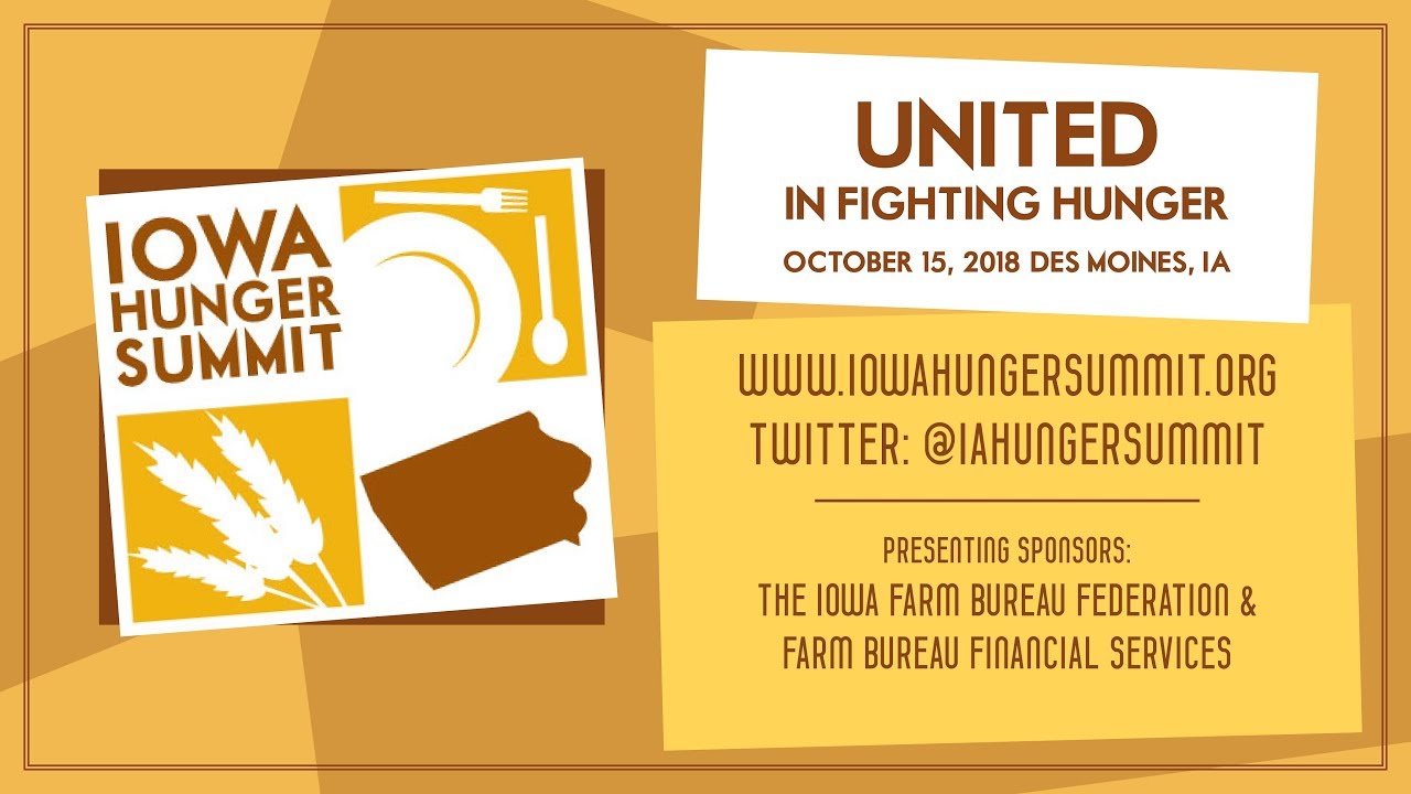 2018 Iowa Hunger Summit: Food Recovery - YouTube