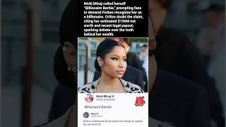 Billionaire Barbie? Fans want proof.#NickiMinaj#BillionaireBarbie#TeamMinaj#ForbesWatch#QueenOfRap Profile