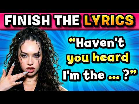 FINISH THE LYRICS🎵 Viral TikTok Songs of 2020-2026 Edition | music quiz