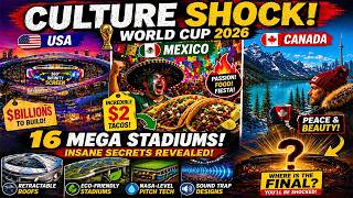 16 MEGA STADIUMS Will SHOCK the World! World Cup 2026 Secrets EXPOSED