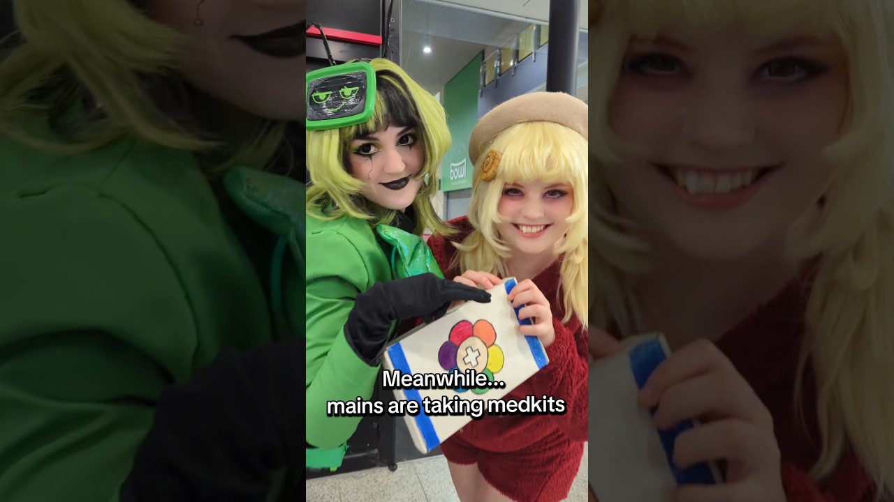 COSMO NIGHTMARE RUN 😭 #dandysworld #comiccon #roblox #cosplay