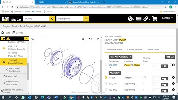 SIS 2 0 TEPS Parts Lists