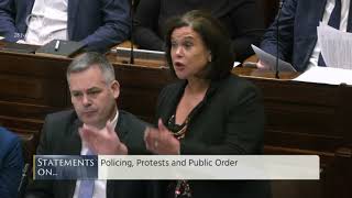 Mary Lou McDonald TD powerful speech on collapse of public safety under 12 years of Fine Gael