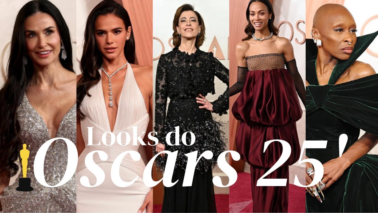 OS MELHORES E PIORES LOOKS DO OSCAR 2025