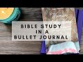 BIBLE STUDY BULLET JOURNAL SET UP