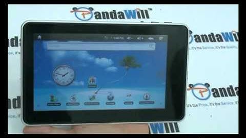 Wopad 7 Inch Capacitive Screen Android 2.1 Multi-Touch Gravity Sensor 720P HDMI 4GB Silver