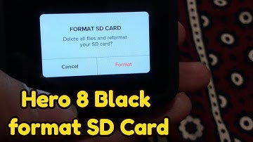 GoPro Hero 8 Black format sd card 2020  | micro sd card formatting