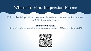 Stormwater Control Measure (SCM) - Submitting Inspection Report (Part 2)