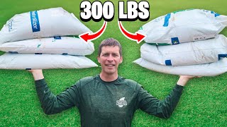 300 Pounds of Fertilizer Plus a Secret Ingredient for My Green Lawn