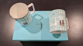 Unboxing Tiffany & Co. Manhattan Map Mug Set