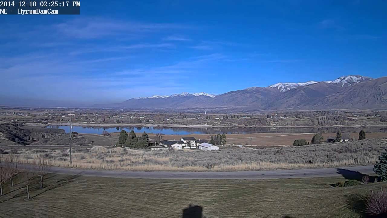 Hyrum Dam Cam 20141210 Camera 2 YouTube