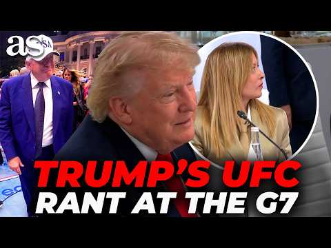 TRUMP’s UFC RANT at the G7 | Meloni's FACIAL EXPRESSIONS steal the spotlight