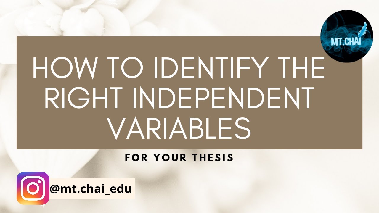 thesis 2 variables