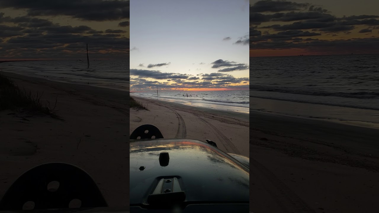Sabine Pass Texas Sunrise on the beach YouTube