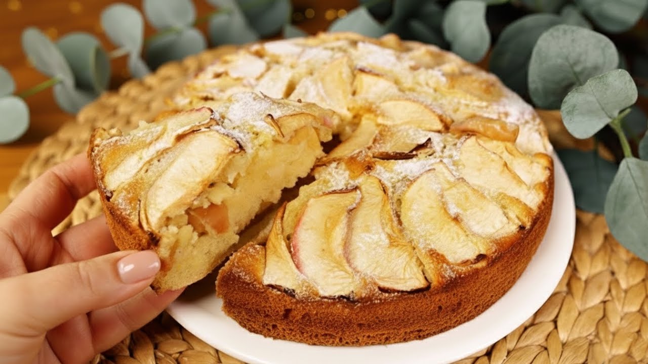 So können Sie schnell und einfach einen Apfelkuchen backen, der auf der Zunge schmilzt!
