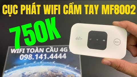 Cục Phát WiFi Cầm Tay MF8002 Giá 750K Tốc Độ 150Mbps Cho 16 Thiết Bị Kết Nối Cùng Lúc