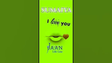 Sumaiya Name whatsapp status full Screen Status New status 💕