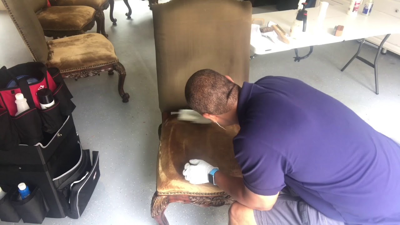 How to clean Velvet fabric. Upholstery Cleaning Atlanta YouTube