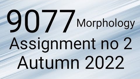 AIOU Code 9077 Solved Assignment No.2 Autumn 2022 #aiou #aiousolveassignments