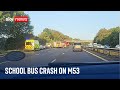 Merseyside: Major incident declared after school bus overturns