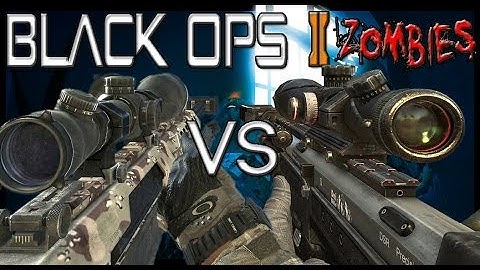 Bo2 Zombies: Barret 50 Cal vs DSR 50 ~ Zombie Weapon Comparison Ep. 13
