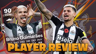 Should You Use 90 World Tour Bruno Guimaraes From Level 30??? Fc25 Player Review